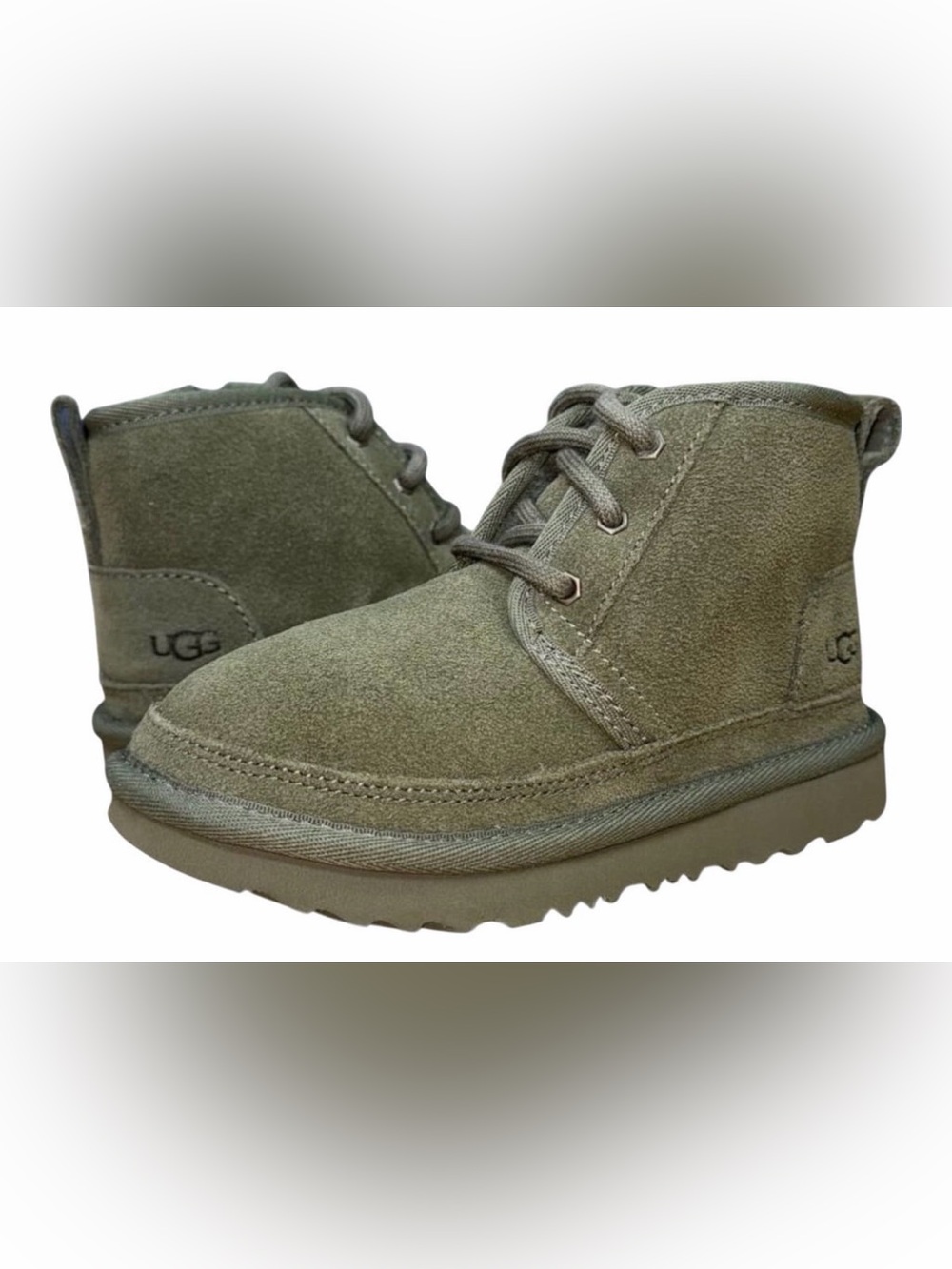 UGG Men's Olive Green Suede Chukka Boots